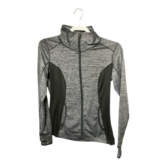 Danskin - EC - Heather Gray and Black Athletic Jacket - Picture 1 of 3